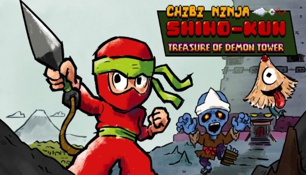 Chibi Ninja Shino-kun Treasure of Demon Tower Switch NSP Pre-Installed SteamUnderground