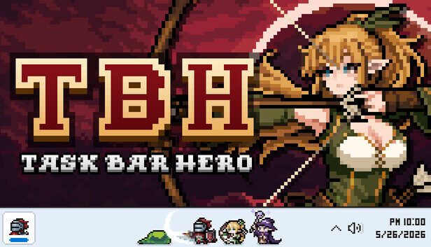 TBH: Task Bar Hero Free PC Game Cover Art